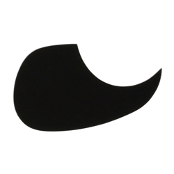 All Parts PG-0090 Thin Acoustic Pickguard with Adhesive Backing Black