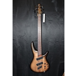 Ibanez SR Bass Workshop 6str Electric Bass - Black Stained Burst Low Gloss