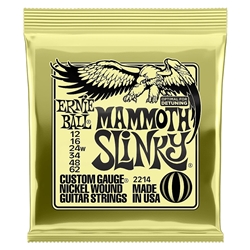 Ernie Ball Mammoth Slinky Nickel Wound Electric Guitar Strings - 12-62 (wound