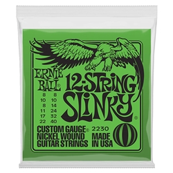 Ernie Ball Slinky Nickel Wound 12-String Electric GuitarStrings 8-40 Gauge