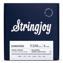 Stringjoy Signatures | Balanced Super Light Plus Gauge (9.5-46) Nickel Wound Electric Guitar Strings