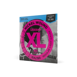 D'Addario 10-46 Regular Light 12-String, XL Nickel Electric Guitar Strings