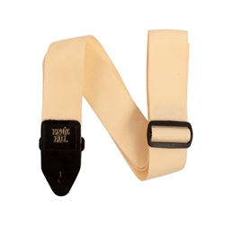 Ernie Ball POLYPRO GUITAR STRAP/BASS STRAP - CREAM