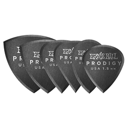 Ernie Ball 1.5mm Black Multipack Prodigy Picks 6-pack