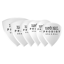 Ernie Ball 2.0mm White Multipack Prodigy Picks 6-pack