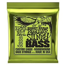 Ernie Ball SUPER SLINKY NICKEL WOUND ELECTRIC BASS STRINGS 45-100 GAUGE
