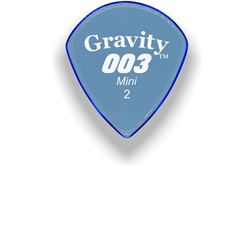 Gravity Picks 003 Big Mini 2mm Blue Acrylic G003B2P