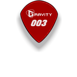 Gravity Picks '003 Regular 1.5mm Polished Red