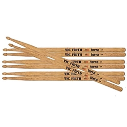 Vic Firth American Classic® 5A Wood Terra Series 4pr Value Pac