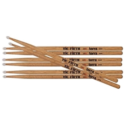 Vic Firth American Classic® 5A Nylon Terra Series 4pr Value Pack