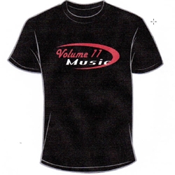 Volume 11 Music Tee Shirt Black Med