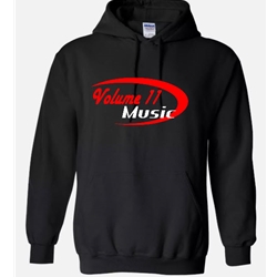 Volume 11 Music Hoodie Black X-Large