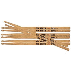 Vic Firth AMERICAN CLASSIC® 7AT TERRA SERIES 4PR VALUE PACK