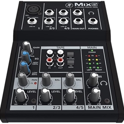 Mackie Mix5 5-Channel Compact Mixer
