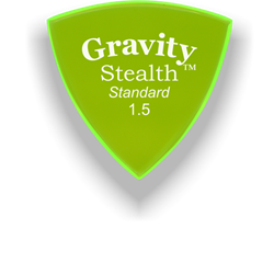 Gravity Picks Stealth - Standard, 1.5mm, Polished