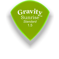 Gravity Picks Sunrise - Standard Size, 1.5mm, Polished