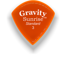 Gravity Picks Sunrise - Standard Size, 3mm, Polished
