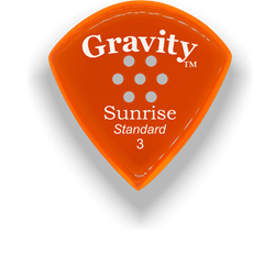 Gravity Picks Sunrise - Standard, 3mm, Multi-hole