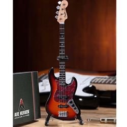 Axe Heaven Fender™ Sunburst Jazz Bass™ Miniature Guitar Replica - Officially Licensed