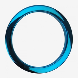 BASS DRUM O'S 4" Blue