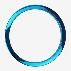 BASS DRUM O'S 6" BLUE