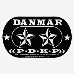 Danmar Danmar Bass Drum Double Kick Impact Pad Flame
