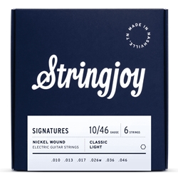 Stringjoy Signatures | Classic Light Gauge (10-46) Nickel Wound Electric Guitar Strings
