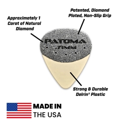 Patoma Delrin® Standard Pick: .71mm Vintage White