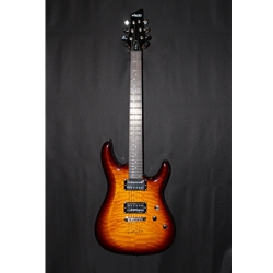 Schecter C-6 Plus Vintage Sunburst #444