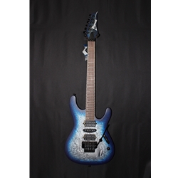 Ibanez S770CZM Solidbody Electric Guitar - Cosmic Blue Frozen Matte