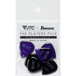 Ibanez PJTC1R Tritan 6 Pick Set - 2.5mm Teardrop 3 Amethyst And 3 Onyx