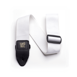 Ernie Ball Polypro Guitar Strap/Bass Strap - White