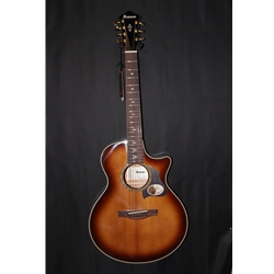 Ibanez AE3007FMH 7-string Acoustic-electric Guitar - Tobacco Edge Burst High Gloss