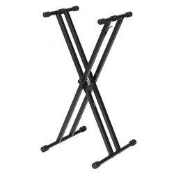StaggDouble Braced X-style Keyboard Stand - To Be Assembled