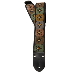 PRS Deluxe Retro Custom Jacquard Guitar Strap, Orange Birds