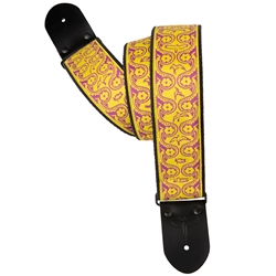 PRS 2.5" Retro Guitar Strap, Fleur, Violet