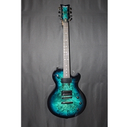 Schecter Solo-II StandardOcean Blue Burst Burl