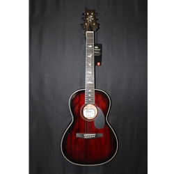 PRS SE P20 Parlor Acoustic-electric Guitar - Fire Red Burst