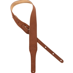 Taylor Strap Medium Brown Sanded Suede 2.5"