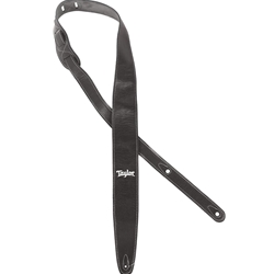 Taylor Leather Suede 2.5 Inches Guitar Strap - Black