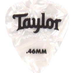 Taylor Celluloid 351 Picks,Wht Pearl,0.46mm 12-Pack