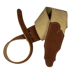 Franklin Strap Sedona Suede Guitar Strap Honey