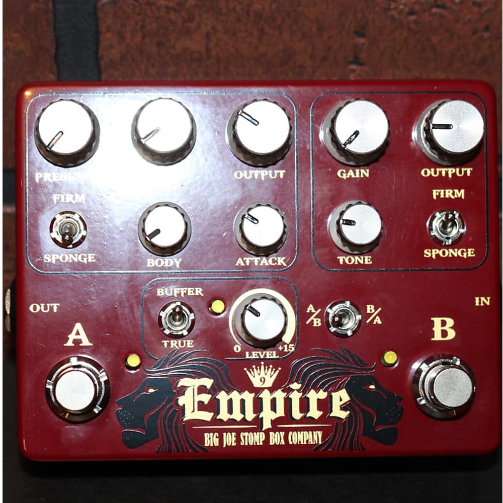 Volume 11 Music - Big Joe Stomp Box Company B-502 Empire Overdrive