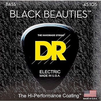 DR Strings Black Beauty Bass 4-String 45/105