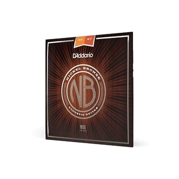 D'Addario 10-47 Extra Light, Nickel Bronze Acoustic Guitar Strings