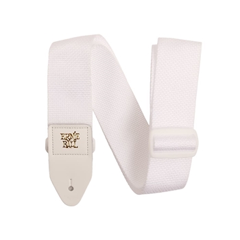 Ernie Ball POLYPRO GUITAR STRAP/BASS STRAP - WHITE