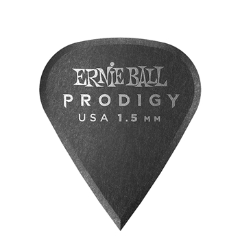 Ernie Ball 1.5mm Black Sharp Prodigy Picks 6-pack