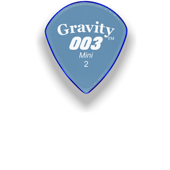 Gravity Picks 003 Big Mini 2mm Blue Acrylic G003B2P