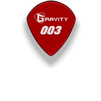 Gravity Picks '003 Regular 1.5mm Polished Red