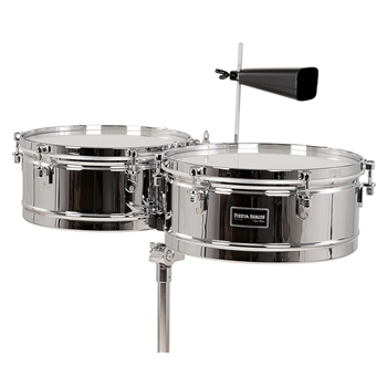 Gon Bops Fiesta Series 14"/15" Timbale Set Chrome